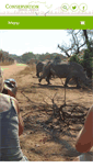 Mobile Screenshot of conservationtravelafrica.org